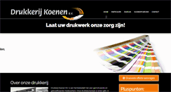 Desktop Screenshot of drukkerij-koenen.nl