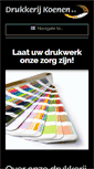Mobile Screenshot of drukkerij-koenen.nl